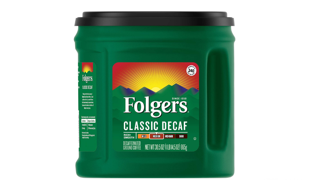 Folgers: Classic Decaf Medium Roast Ground Coffee