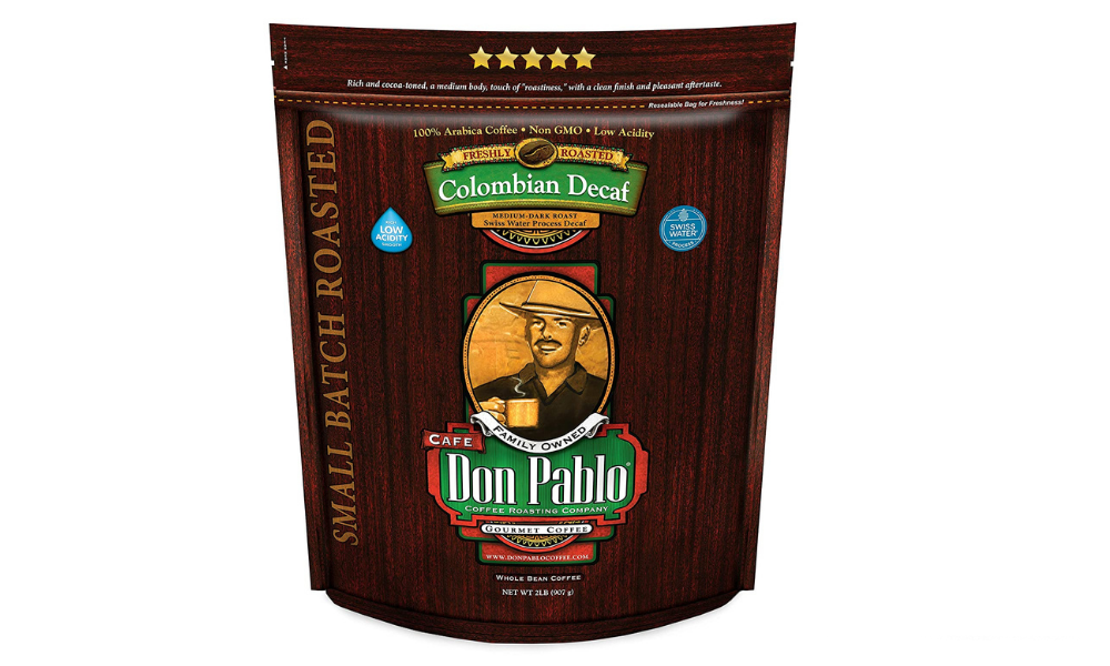 Don Pablo: Colombian Decaf (Medium Dark Roast Whole Bean)