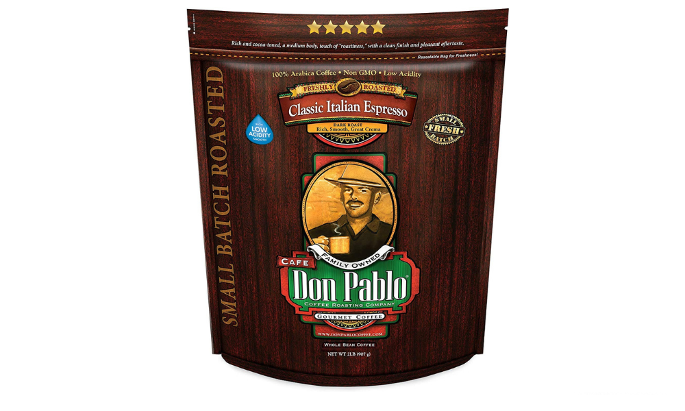 Café Don Pablo Gourmet Italian Espresso Medium Dark Roast Coffee