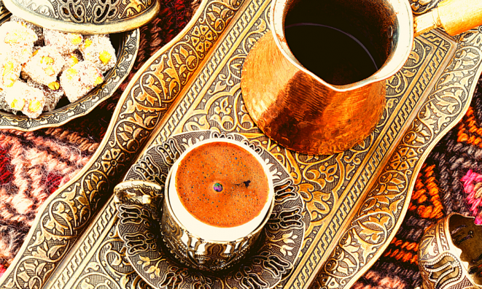 how to drink Turkish coffee